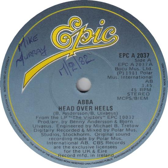 ABBA - Head Over Heels