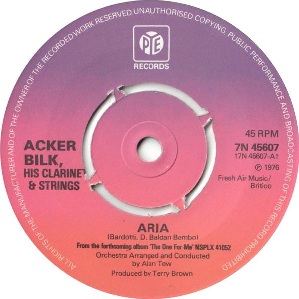 Acker Bilk His Clarinet And Strings - Aria