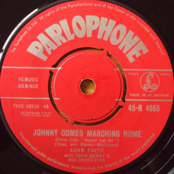 Adam Faith, John Barry & His Orchestra - Johnny Comes Marching Home