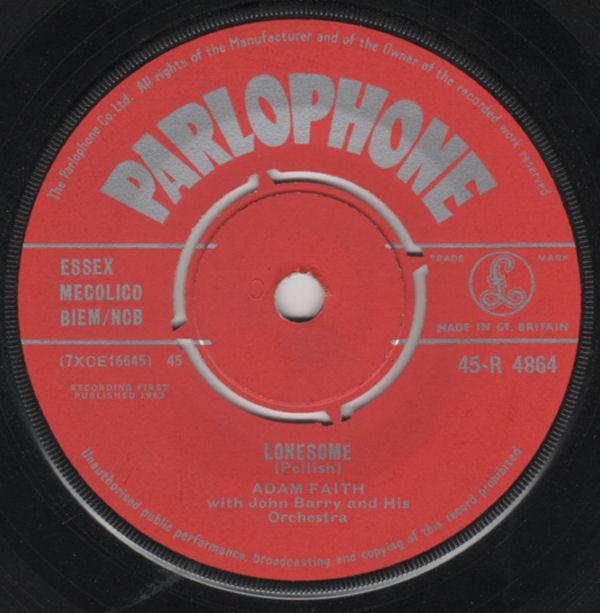 Adam Faith, John Barry & His Orchestra - Lonesome