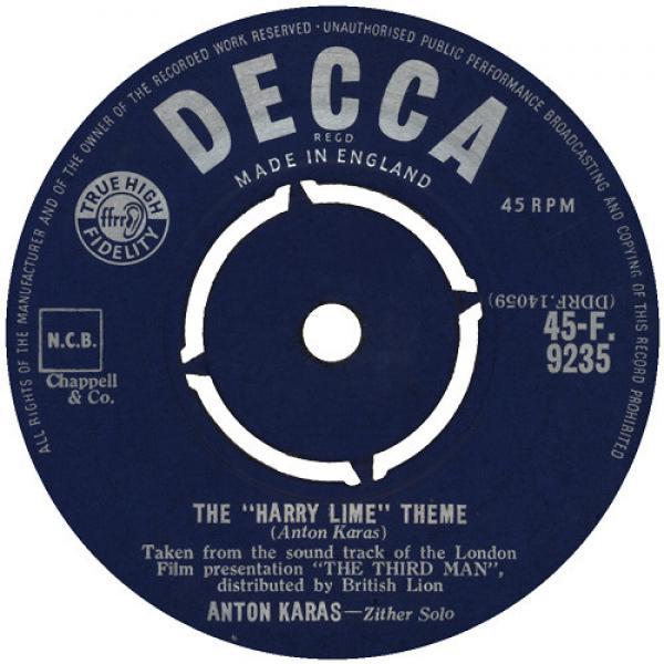 Anton Karas - The "Harry Lime" Theme / The Cafe Mozart Waltz