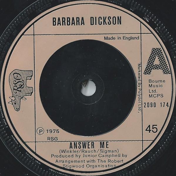 Barbara Dickson - Answer Me