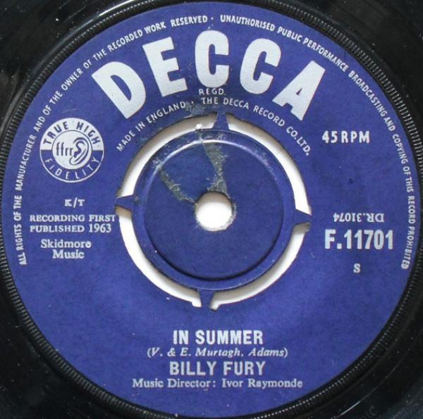 Billy Fury - I'll Never Fall In Love Again