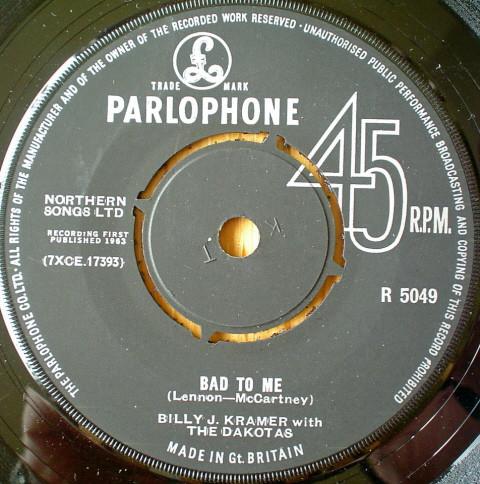 Billy J. Kramer & The Dakotas - Bad To Me