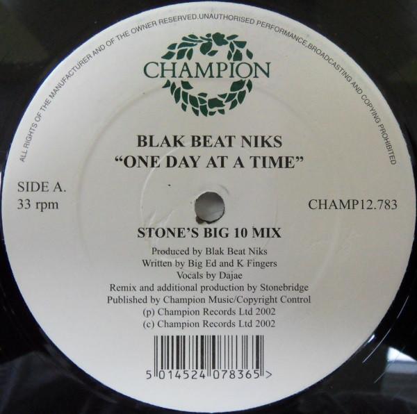 Blak Beat Niks - One Day At A Time