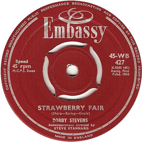 Bobby Stevens - Strawberry Fair / I Love You