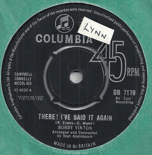 Bobby Vinton - There! I've Said It Again