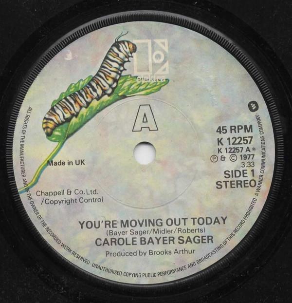 Carole Bayer Sager - You're Moving Out Today
