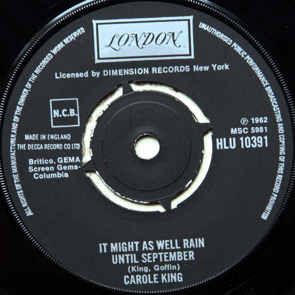 Carole King - It Might As Well Rain Until September