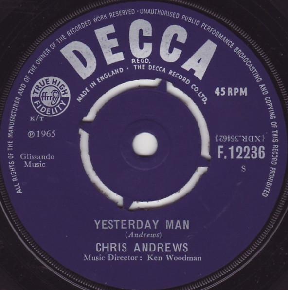 Chris Andrews  - Yesterday Man
