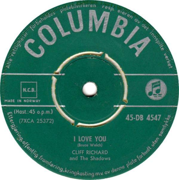 Cliff Richard & The Shadows - I Love You