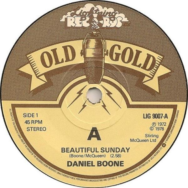 Daniel Boone - Beautiful Sunday / Truly Julie