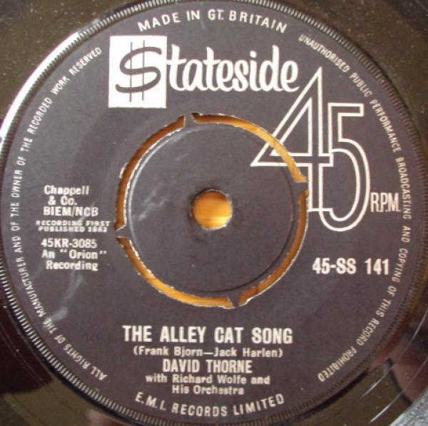 David Thorne, Richard Wolfe And His Orchestra - The Alley Cat Song