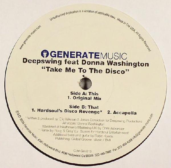 Deep Swing, Donna Washington - Take Me To The Disco