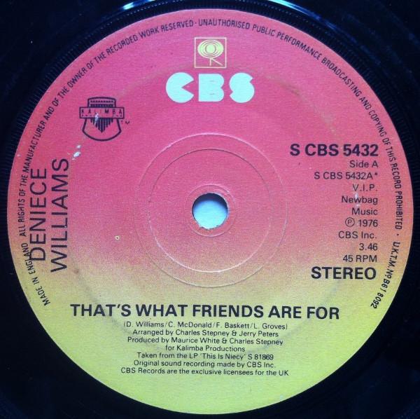 Deniece Williams - That's What Friends Are For
