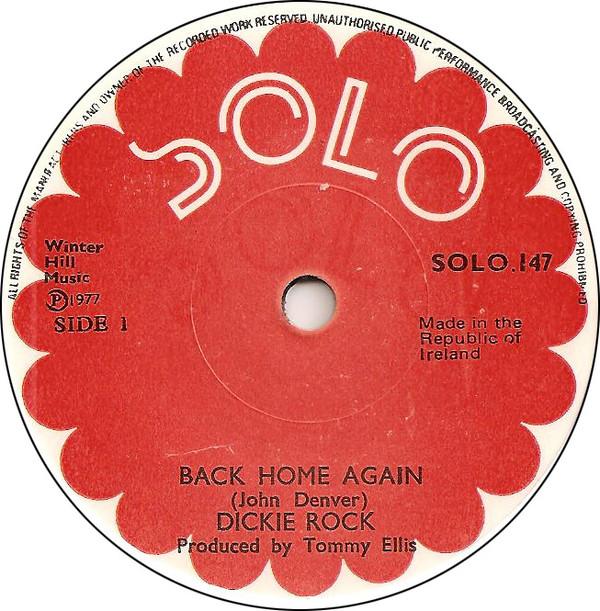 Dickie Rock - Back Home Again