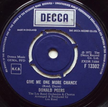 Donald Peers - Give Me One More Chance