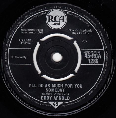 Eddy Arnold - I'll Do As Much For You Someday