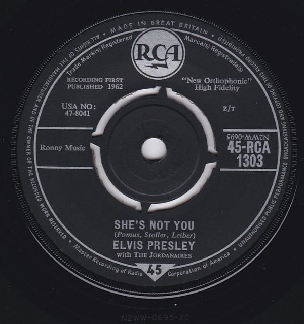 Elvis Presley, The Jordanaires - She's Not You