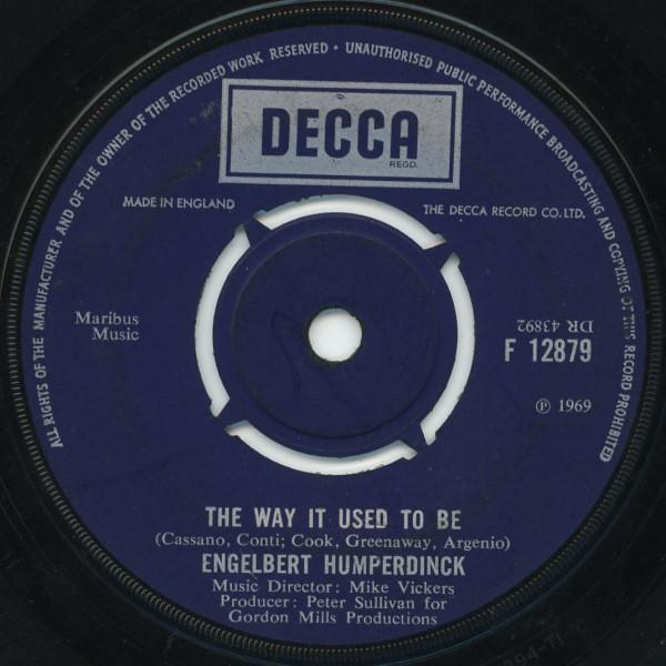 Engelbert Humperdinck - The Way It Used To Be / A Good Thing Going