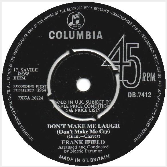 Frank Ifield - Don't Make Me Laugh (Don't Make Me Cry)