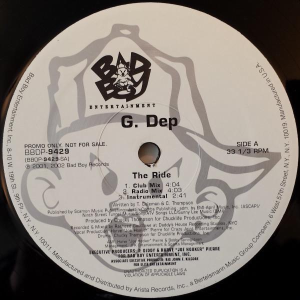 G-Dep - The Ride / Danger Zone