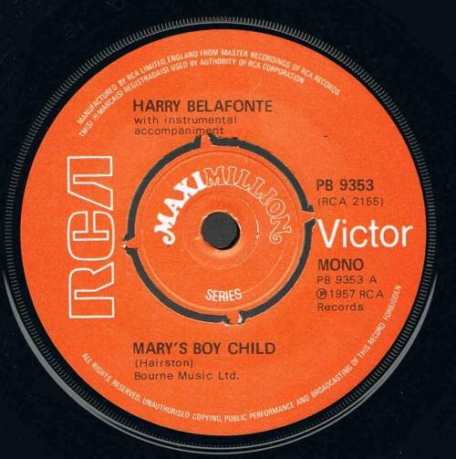 Harry Belafonte - Mary's Boy Child