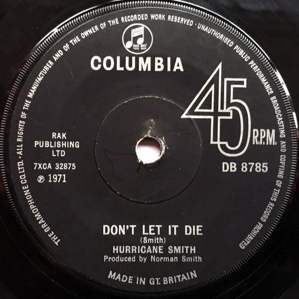 Hurricane Smith - Don't Let It Die