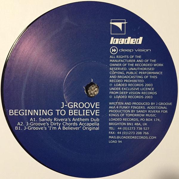 J-Groove - Beginning To Believe