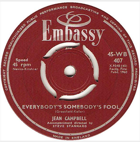 Jean Campbell - Everybody's Somebody's Fool