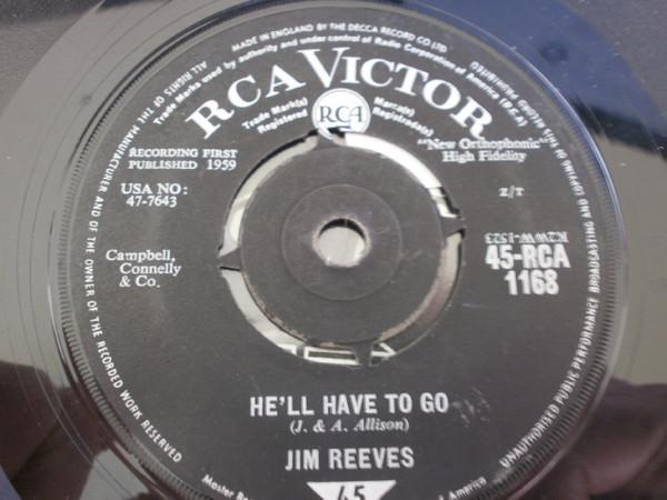 Jim Reeves - He'll Have To Go / In A Mansion Stands My Love