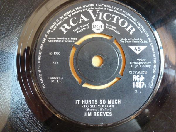 Jim Reeves - It Hurts So Much (To See You Go)