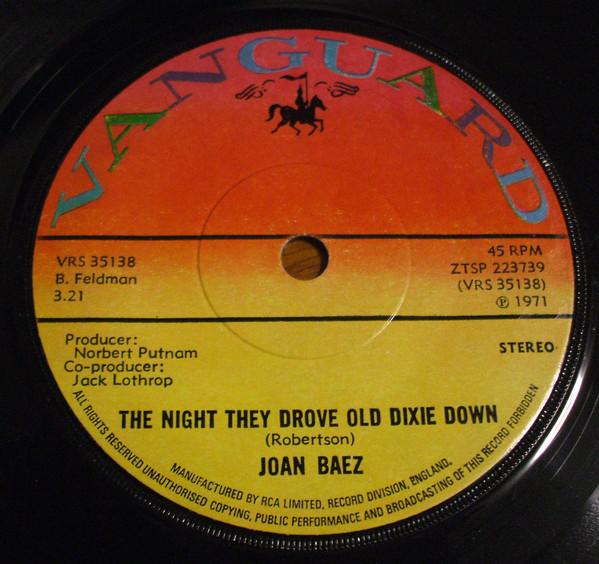 Joan Baez - The Night They Drove Old Dixie Down