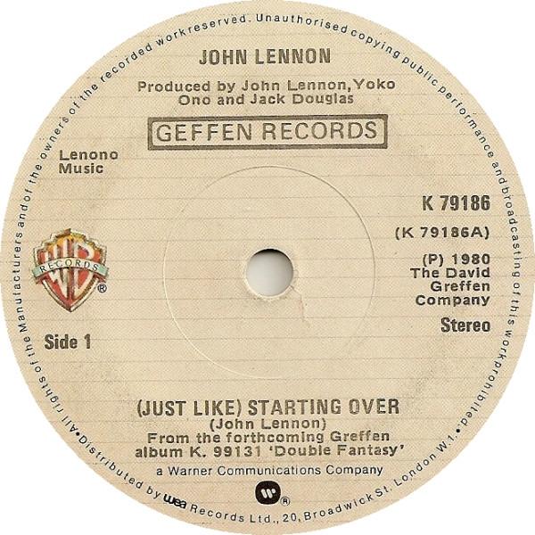 John Lennon - (Just Like) Starting Over