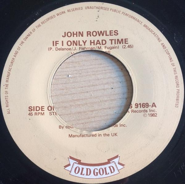 John Rowles, Leapy Lee - If I Only Had Time / Little Arrows