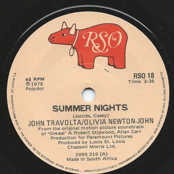 John Travolta, Olivia Newton-John, Louis St. Louis - Summer Nights / Rock 'N Roll Party Queen