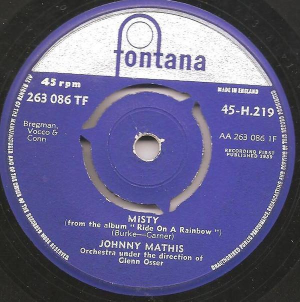 Johnny Mathis - Misty / The Story Of Our Love