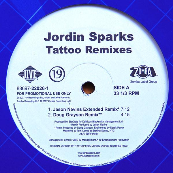 Jordin Sparks - Tattoo (Remixes)