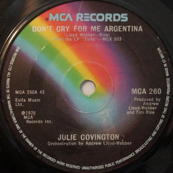 Julie Covington - Don't Cry For Me Argentina