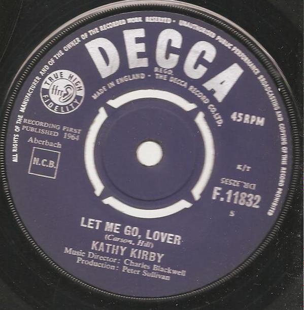 Kathy Kirby - Let Me Go, Lover