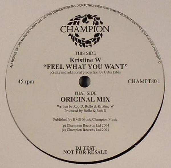 Kristine W - Feel What You Want