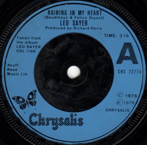 Leo Sayer - Raining In My Heart