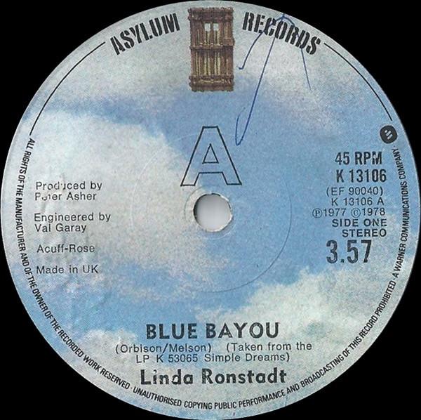 Linda Ronstadt - Blue Bayou