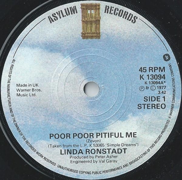 Linda Ronstadt - Poor Poor Pitiful Me