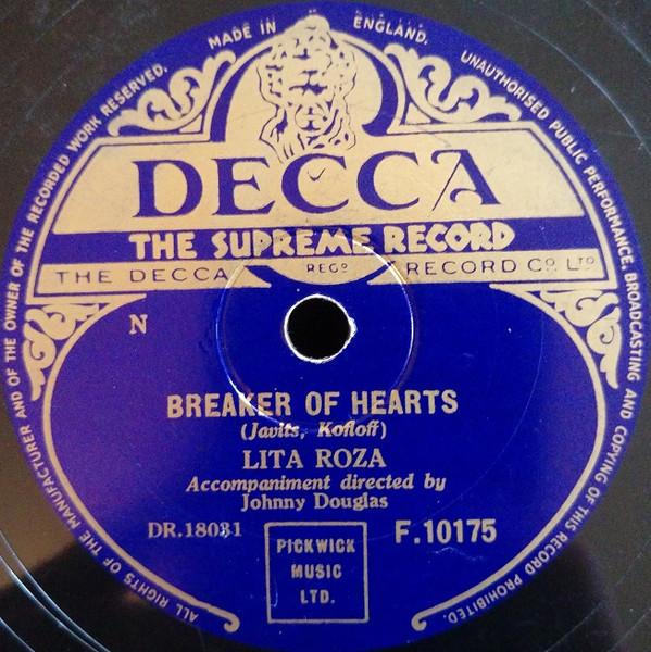 Lita Roza - Breaker Of Hearts /  P. S. I Love You