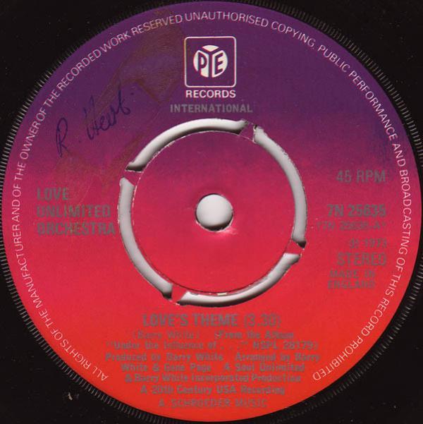 Love Unlimited Orchestra - Love's Theme