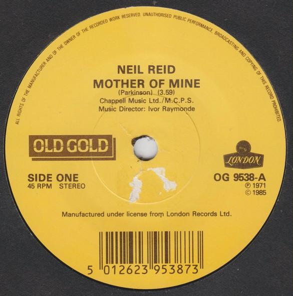 Neil Reid , Dana  - Mother Of Mine / All Kinds Of Everything