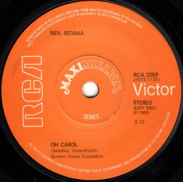 Neil Sedaka - Oh Carol