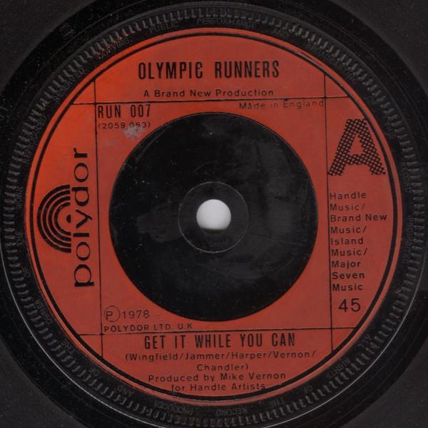 Olympic Runners - Get It While You Can
