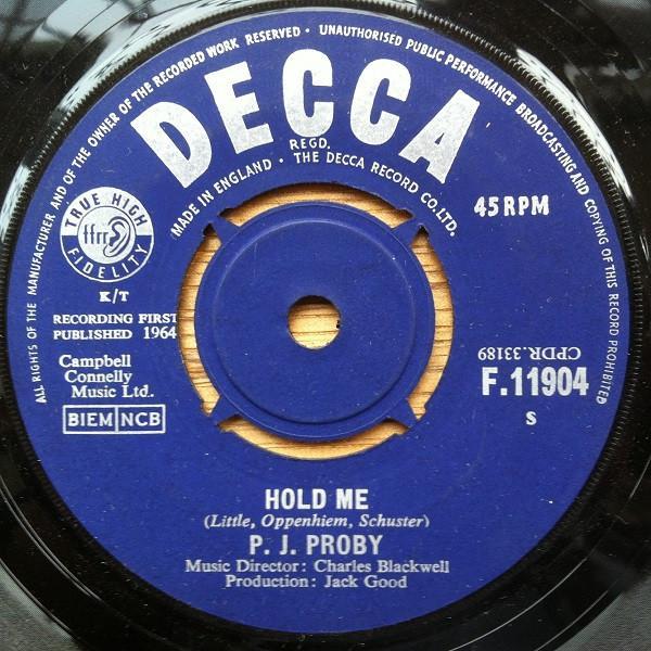 P.J. Proby - Hold Me